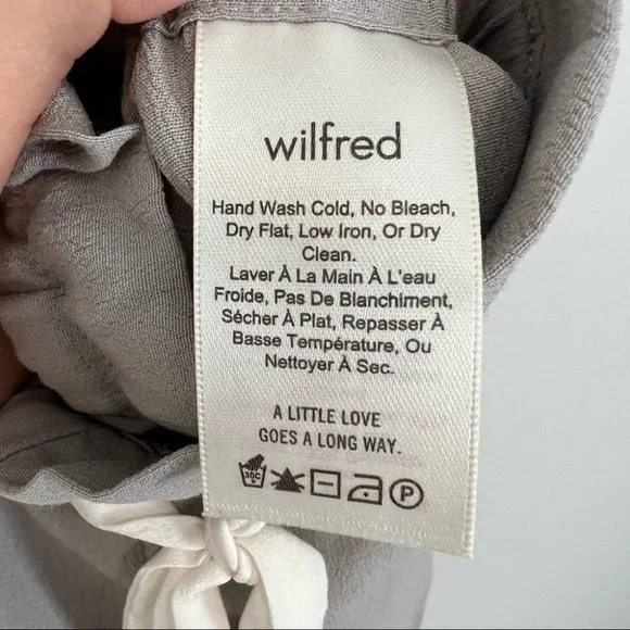 Aritzia Wilfred Montrouge Shorts Light Grey Pull On Paperbag Shorts - Picture 13 of 14